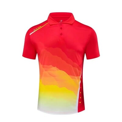 Unisex μπλουζάκι πινγκ πονγκ 2024 Ολοκαίνουργιο κοντομάνικο τένις μπάντμιντον πινγκ πονγκ Τζέρσεϊ Αθλητικά ομοιόμορφα ρούχα προπόνησης