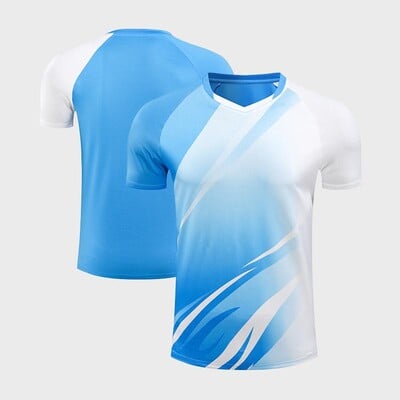 Unisex μπλουζάκι πινγκ πονγκ 2024 Ολοκαίνουργιο κοντομάνικο τένις μπάντμιντον πινγκ πονγκ Τζέρσεϊ Αθλητικά ομοιόμορφα ρούχα προπόνησης