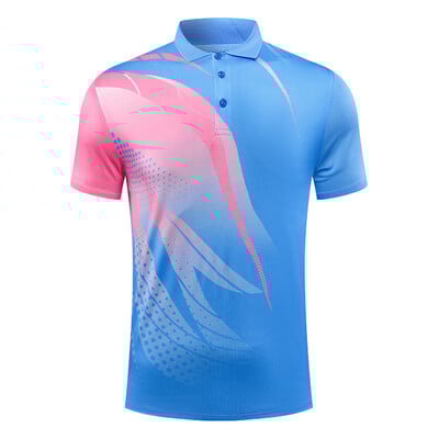 Unisex μπλουζάκι πινγκ πονγκ 2024 Ολοκαίνουργιο κοντομάνικο τένις μπάντμιντον πινγκ πονγκ Τζέρσεϊ Αθλητικά ομοιόμορφα ρούχα προπόνησης