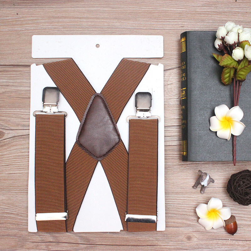 Suaugusiems skirtos 5 cm4 segtukai, madingi vyriški, didelio dydžio, tvirti segtukai, lauko X tipo elastiniai pakabukai, vienspalviai petnešos