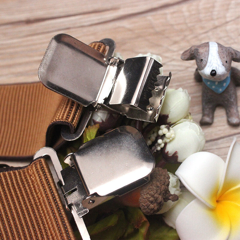 Suaugusiems skirtos 5 cm4 segtukai, madingi vyriški, didelio dydžio, tvirti segtukai, lauko X tipo elastiniai pakabukai, vienspalviai petnešos