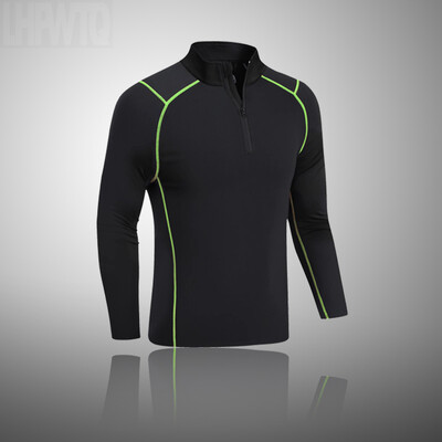 Muški komplet termo donjeg rublja za skijanje Sportska brzosušeća trenirka Fitness Vježbanje Vježbe Uski visoki ovratnik Skijaška termo majica Sportsko odijelo