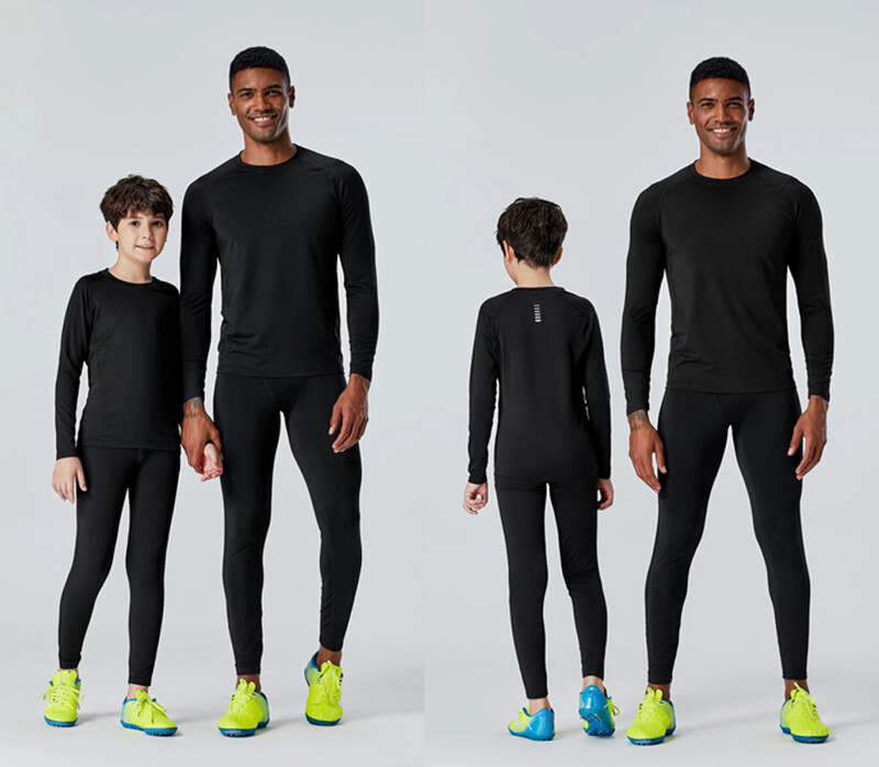 Muški komplet termo donjeg rublja za skijanje Sportska brzosušeća trenirka Fitness Vježbanje Vježbe Uski visoki ovratnik Skijaška termo majica Sportsko odijelo