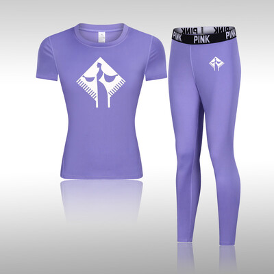 Πουκάμισο τρεξίματος Γυναικείο γυμναστήριο Κορυφαίο αθλητικό ρουχισμό έξω Γυναικείο μπλουζάκι γυμναστικής φόρμα συμπίεσης που αναπνέει γρήγορα