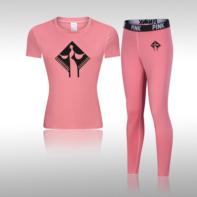 Πουκάμισο τρεξίματος Γυναικείο γυμναστήριο Κορυφαίο αθλητικό ρουχισμό έξω Γυναικείο μπλουζάκι γυμναστικής φόρμα συμπίεσης που αναπνέει γρήγορα