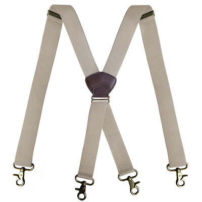 Ανδρικές ζαρτιέρες Γάμου 3,5 εκ. Πόρπη με γάντζο X-Back Heavy Duty Big Tall Ρυθμιζόμενα Ελαστικά Τιράντες Παντελονιού Λουράκια Μαύρο