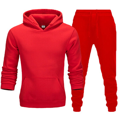 2024. gada pavasara rudens vīriešu treniņtērps, džemperis ar kapuci + sporta bikses, sporta tērps, ikdienas skriešanas sporta apģērbs, 2 gab. vīriešu ielas apģērba komplekti