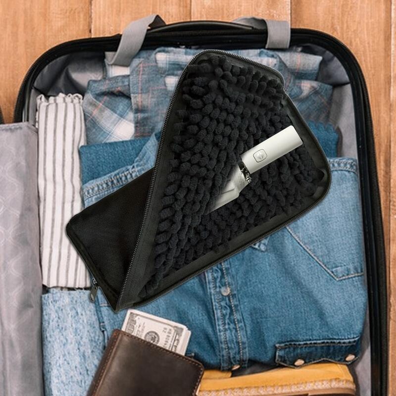 Sugeriantis sulankstomas skėčio krepšys Vandenį sugeriantis skėčių nešiojimo krepšys, vandeniui atsparus skėčio laikymo užvalkalas Lietingos dienos aksesuaras