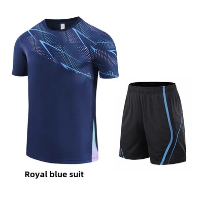 Tenis de masă pentru adulți, cu mânecă scurtă, costum de competiție de vară, cămașă cu rachetă de ping-pong, cu uscare rapidă, vestă pentru alergare