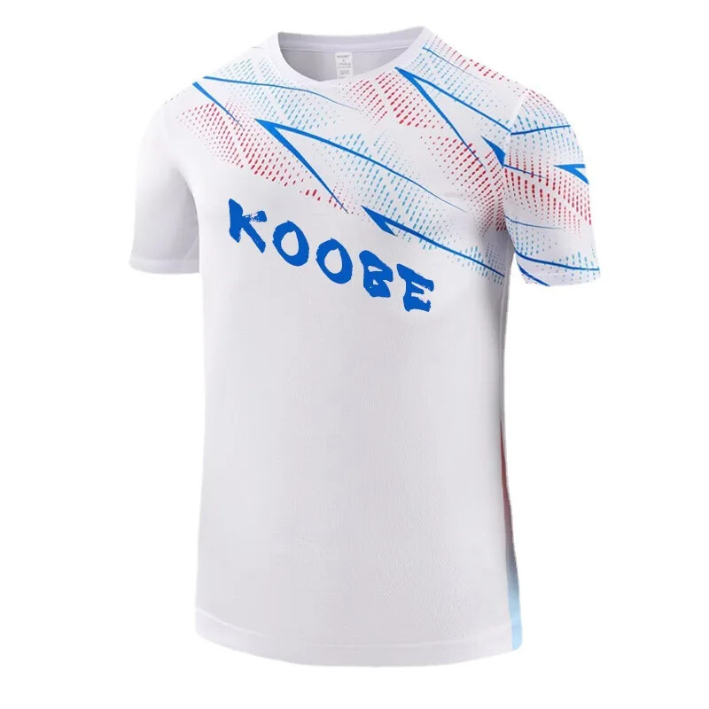 Tenis de masă pentru adulți, cu mânecă scurtă, costum de competiție de vară, cămașă cu rachetă de ping-pong, cu uscare rapidă, vestă pentru alergare