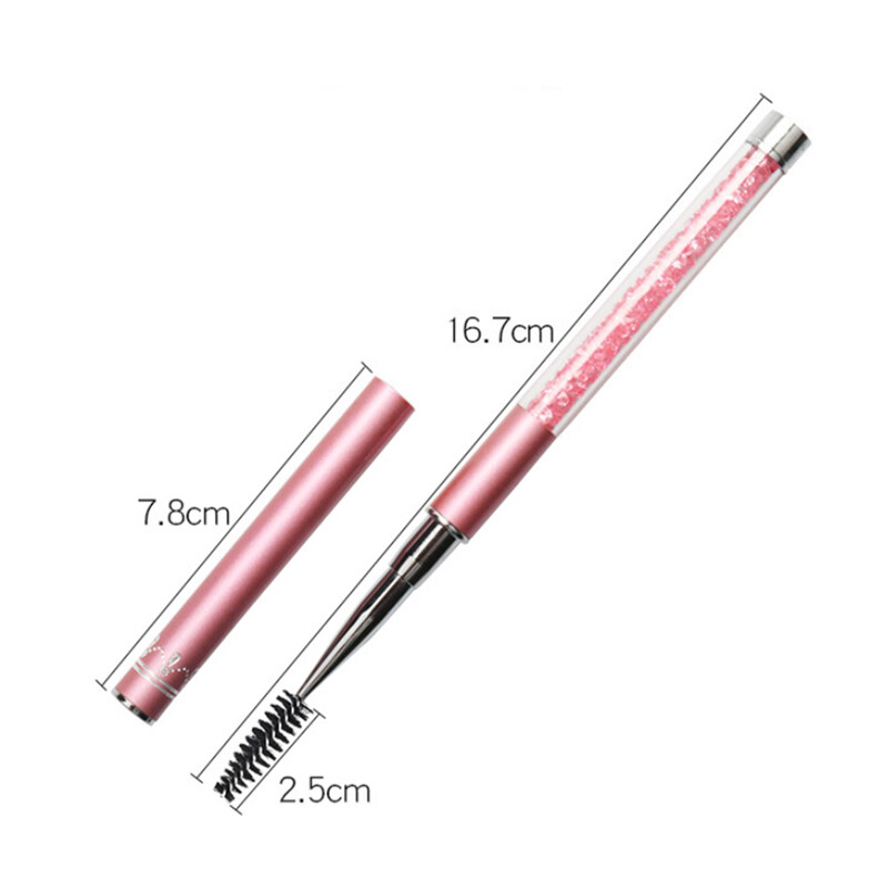 Skropstu birste Atkārtoti lietojama Spoolie Micro uzacu skropstu birste pieaudzēšanas piederumi Skropstu zizli aplikators grims skropstu birstītes