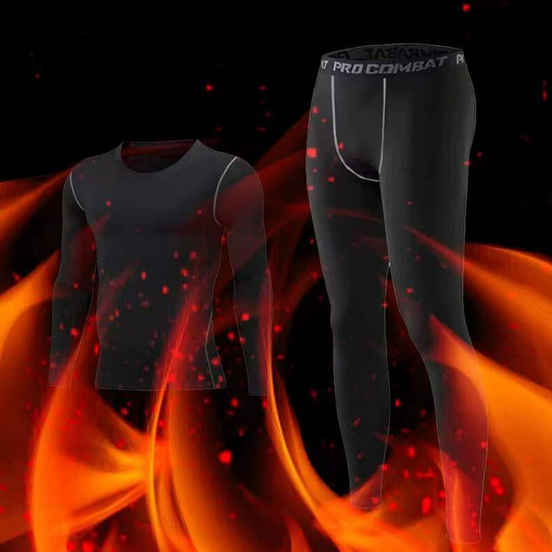 2 Σετ Ανδρικά Ζεστά Αθλητικά Εσώρουχα Φθινοπωρινό Χειμώνα Ζεστή Προπόνηση Ποδηλασίας Τρέξιμο Σκι Σετ Σετ 2 τεμαχίων 4 τεμαχίων