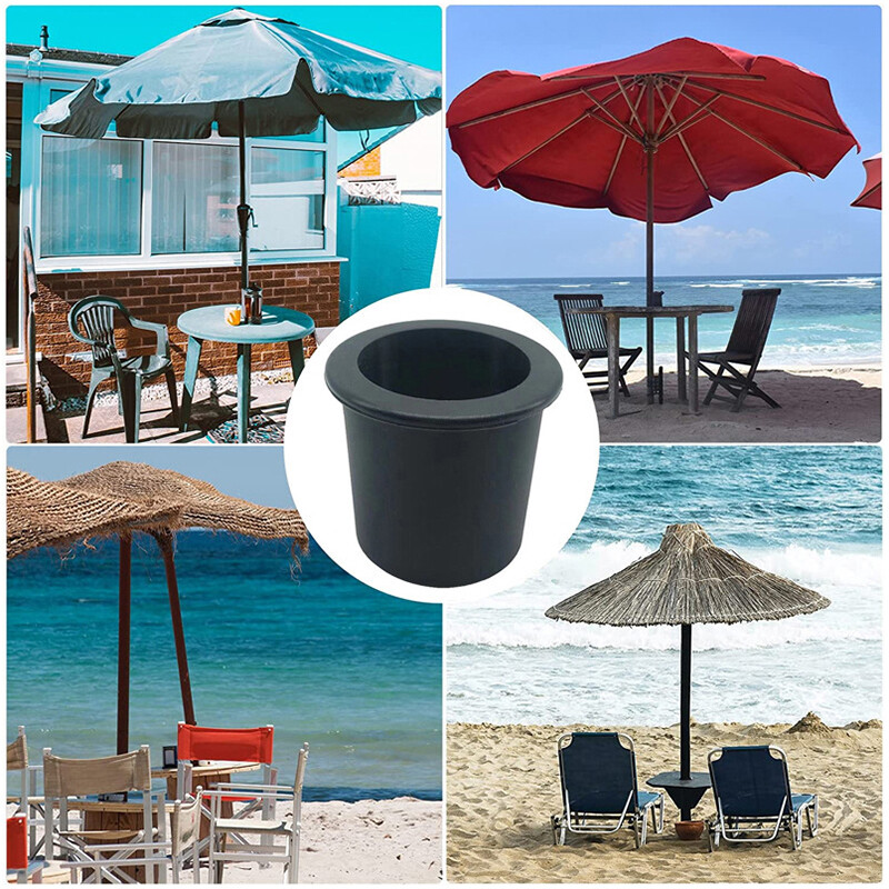 Lietussarga cauruma gredzens Silikona lietussarga konusa ķīlis lietussarga cauruma spraudnis Lietussarga stabilizators zāliena iekšpagalma klājam pludmales dārzam