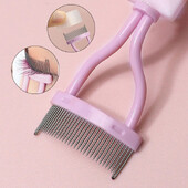 1 τεμ. Διαχωριστής βλεφαρίδων Μεταλλικά δόντια Πτυσσόμενα Μακιγιάζ Μακιγιάζ Βλεφαρίδες ομορφιάς Ανοξείδωτη χτένα μάσκαρα για μπούκλες Εργαλείο μακιγιάζ