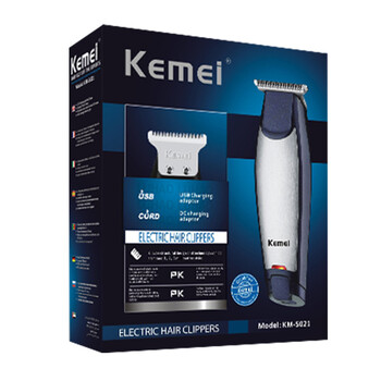 KEMEI Engraving 5021KM-5021 Electric Clipper Electric Hair Clipper Oil Head Hair Clipper Shaver T-blade