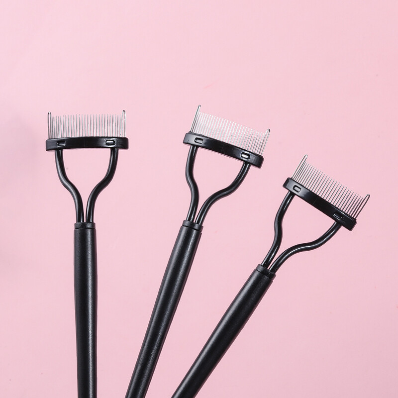 OVW 1 DB fekete sminkecset szempilla kefe szempilla leválasztó könnyű, tartós szempilla göndörítő kozmetikai eszköz