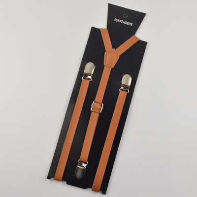 Bretele pentru bretele femei maro și negru de înaltă calitate, lățime de 15 mm, bretele din piele PU bărbați/femei pentru bărbați 115 cm