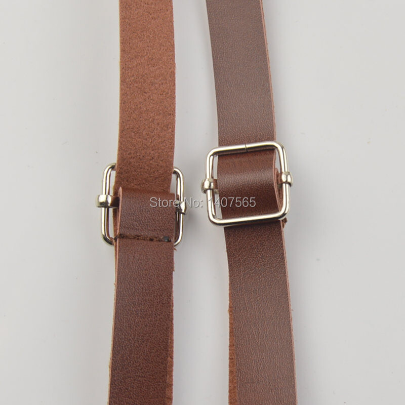 Bretele pentru bretele femei maro și negru de înaltă calitate, lățime de 15 mm, bretele din piele PU bărbați/femei pentru bărbați 115 cm
