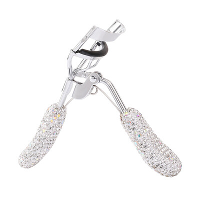 Bling strass gene ondulator cristal strălucitor curling gene cu unghi larg Clip cosmetică frumusețe machiaj gene instrument
