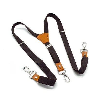 Felnőtt nadrágtartók 2cm 3 Clip Fashion Csíkos merevítő Magas elasztikus állítható Retro Party Esküvői Kiegészítők Jaj öv férfiaknak