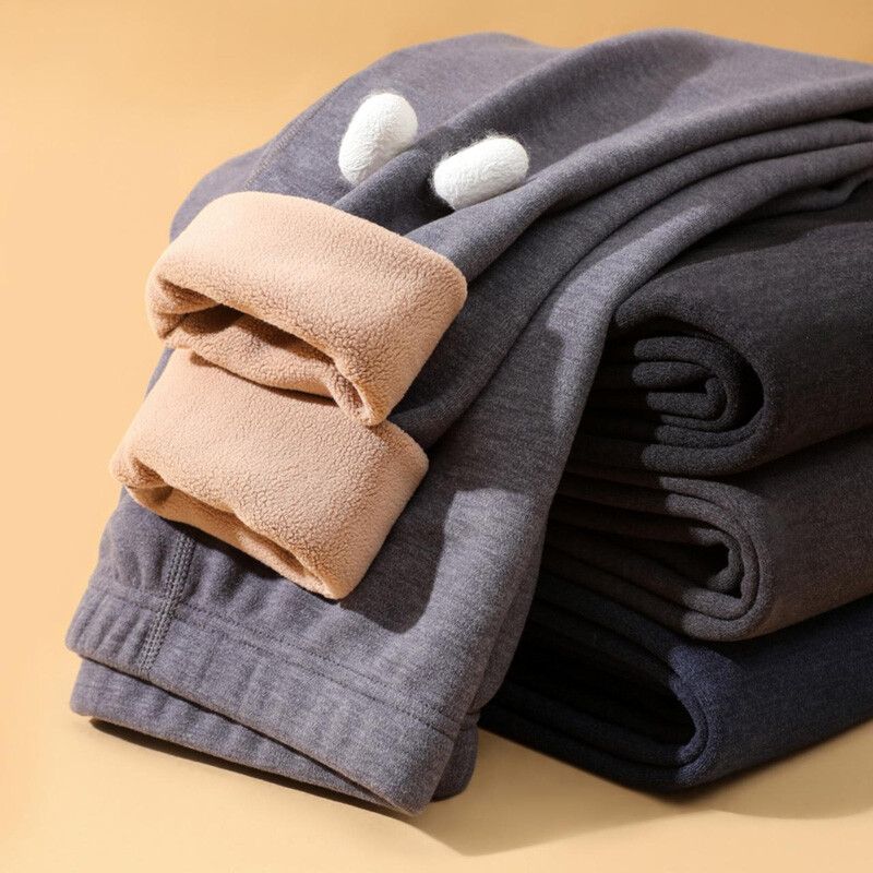 Seturi de lenjerie de corp termică pentru bărbați Căldură de iarnă Bază elastică înaltă Gros și cald Topuri pentru bărbați Pantaloni Lenjerie de schi