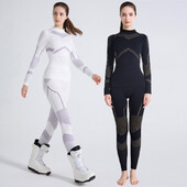 Žene Djevojke Skijaški set donjeg rublja Fitnes Termalna teretana Skijanje Snowboarding Planinarenje Jogging Sport Trčanje Joga Vježbe Odijelo Duge gaće