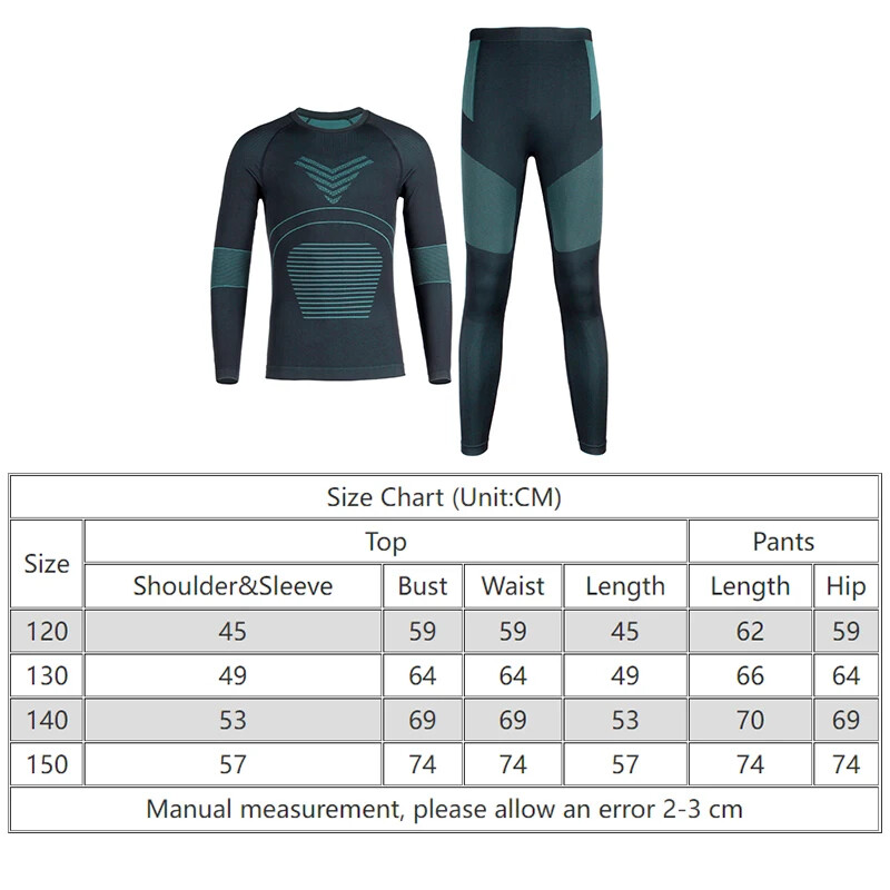 Téli gyorsan száradó fiúk sí fehérnemű készlet kültéri sport lány snowboard szettek felső nadrág 2 db gyerek motorosszán ruhák