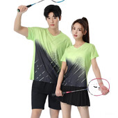 Unisex majica za stolni tenis Profesionalna prozračna sportska majica za badminton Muškarci Žene Brzo sušeća majica za vježbanje za ping pong