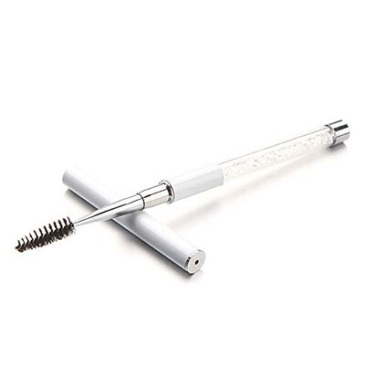 Visokokvalitetna četkica za trepavice Kristalni dugi vijak Uvijač za trepavice Češalj za obrve Četkica za šminku Maskara Šareni kozmetički alat