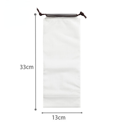 Permatomas plastikinis maišelis skėčio laikymo krepšys Daugkartinis nešiojamasis skėčio sutraukiamas virvelės laikymo dangtelis kelioninio krepšio tvarkytuvui