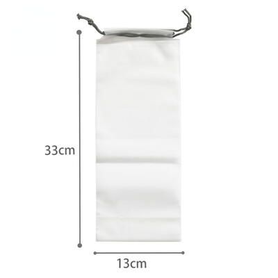 Permatomas plastikinis maišelis skėčio laikymo krepšys Daugkartinis nešiojamasis skėčio sutraukiamas virvelės laikymo dangtelis kelioninio krepšio tvarkytuvui