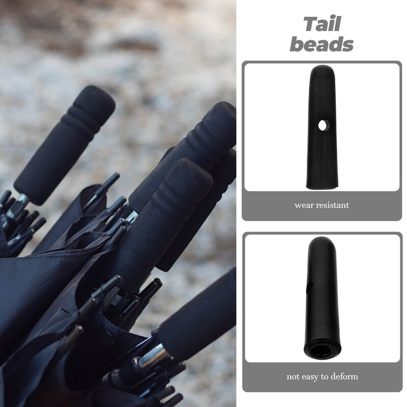 10 vnt skėčio uodegos karoliukai pakaitiniai skėčio karoliukai metaliniai skėčio uodegos karoliukai skėčio kaulo apdangalai Universalūs skėčio uodegos karoliukai