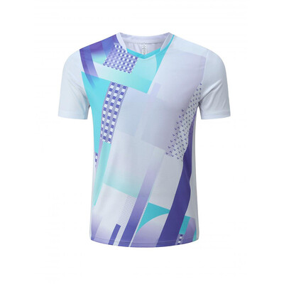 Pánske bedmintonové športové tričko s potlačou, 100 % polyester, rýchloschnúce tričko, profesionálne športové oblečenie na stolný tenis