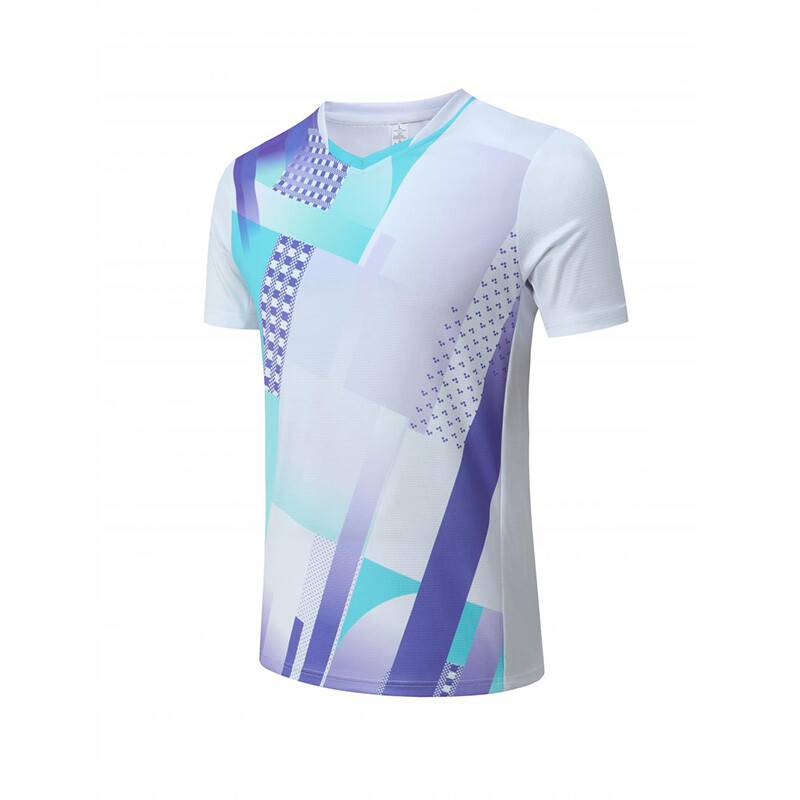 Pánske bedmintonové športové tričko s potlačou, 100 % polyester, rýchloschnúce tričko, profesionálne športové oblečenie na stolný tenis
