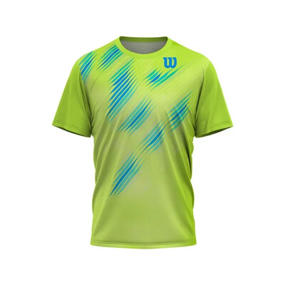 Tricou sport pentru tenis de masă pentru badminton pentru bărbați, alergare în aer liber, fitness, cu mânecă scurtă, topuri supradimensionate, ocazional de vară, tricou cu uscare rapidă.