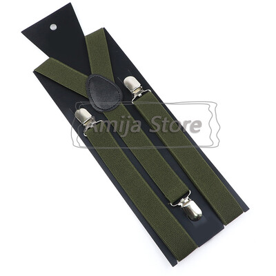 Ζαρτιέρες Για Άντρες Φασκόμηλο Πράσινο Ζαρτιέρες Ενήλικες Ανδρικό πουκάμισο Γυναικείο Ενδύματα Γάμου Φούστα Κοστούμι μονόχρωμα με τιράντες