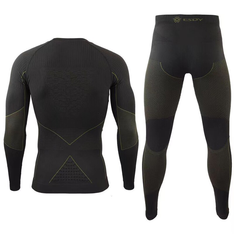 Thermo Clothes Compression Set Θερμικό Καλσόν Χειμερινό κολάν Outdoor Sort Κοστούμι Quick Dry Ski Thermal Εσώρουχα Ανδρικά