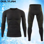 Ανδρικό σετ ρούχων Thermo Θερμικό Καλσόν Χειμερινό κολάν Εξωτερική κατηγορία Κοστούμι Quick Dry Compression Ski Thermal εσώρουχα για άνδρες