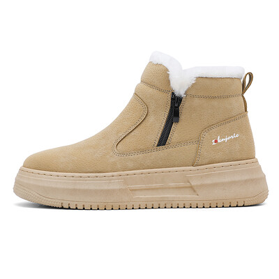 Pantofi de iarnă înalți pentru păstrare la cald Pantofi de pluș, impermeabili, de bună calitate, cizme de zăpadă din bumbac, pantofi unisex