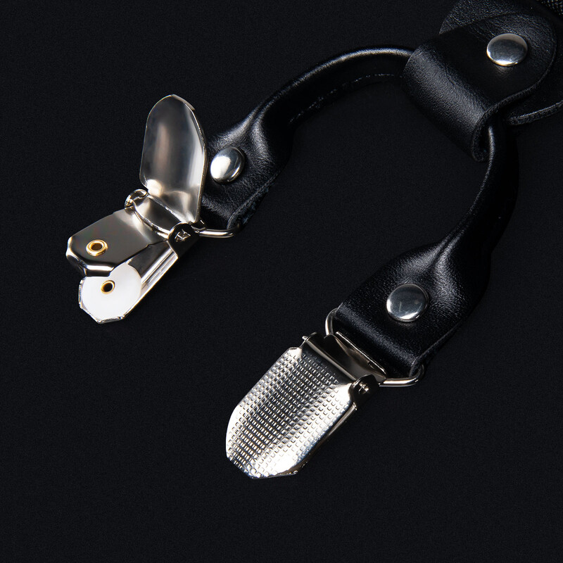 Rózsaszín zöld, tömör, felfüggesztett csokornyakkendő szett négyszögletes zsebbel mandzsettagombokkal, esküvői szalagavató 6 kapcsos, állítható Y-alakú férfi nadrágtartó