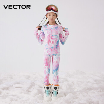 VECTOR Παιδικό Ultra Soft Winter Quick Dry Base Layering Set Microfiber Fleece Thermal εσώρουχα Long Johns Σετ Ρούχα