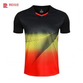 Potpuno nova uniseks majica za stolni tenis 2024. kratkih rukava za upijanje vlage s V izrezom Badminton ping pong dres Sublimacijski prilagođeni