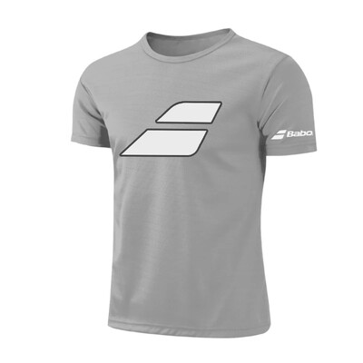 Ātri nožūstošs T-krekls ar apaļu kakla izgriezumu sporta zāles fitnesa krekls Tenisa treniņu T-krekls Vīriešu elpojošs skriešanas sporta apģērbs Daudzkrāsu stili