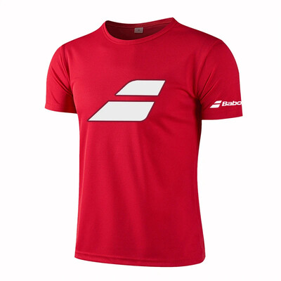 Ātri nožūstošs T-krekls ar apaļu kakla izgriezumu sporta zāles fitnesa krekls Tenisa treniņu T-krekls Vīriešu elpojošs skriešanas sporta apģērbs Daudzkrāsu stili