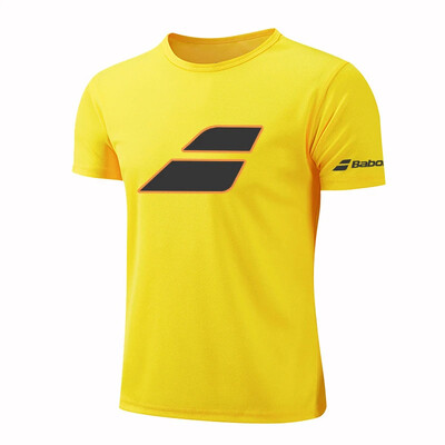 Ātri nožūstošs T-krekls ar apaļu kakla izgriezumu sporta zāles fitnesa krekls Tenisa treniņu T-krekls Vīriešu elpojošs skriešanas sporta apģērbs Daudzkrāsu stili