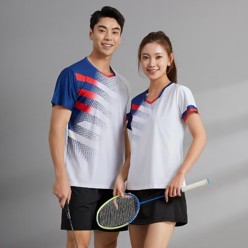 Novinka Letné bedmintonové tričko 2024 Oblečenie na stolný tenis Unisex tričko s krátkym rukávom, pingpongovým golfovým dresom pre mužov a ženy