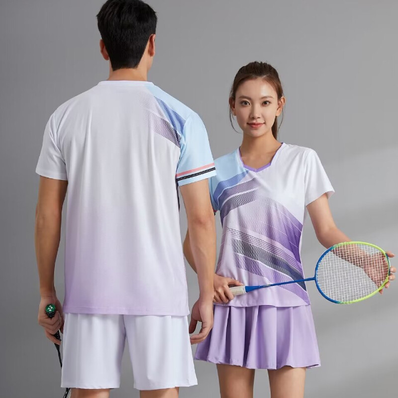 Novinka Letné bedmintonové tričko 2024 Oblečenie na stolný tenis Unisex tričko s krátkym rukávom, pingpongovým golfovým dresom pre mužov a ženy