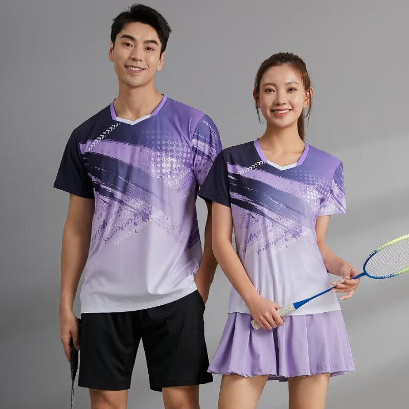 Novinka Letné bedmintonové tričko 2024 Oblečenie na stolný tenis Unisex tričko s krátkym rukávom, pingpongovým golfovým dresom pre mužov a ženy