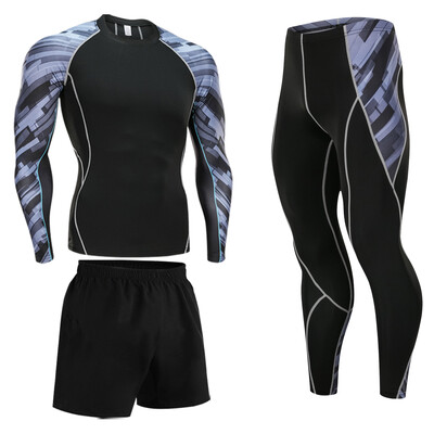 KAPYAPAR Meeste termopesu komplekt Spordi aluskihi riided Kiiresti kuivavad Long Johns Suusad Rattajooksu jooksupüksid S-4XL