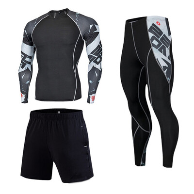 KAPYAPAR Meeste termopesu komplekt Spordi aluskihi riided Kiiresti kuivavad Long Johns Suusad Rattajooksu jooksupüksid S-4XL